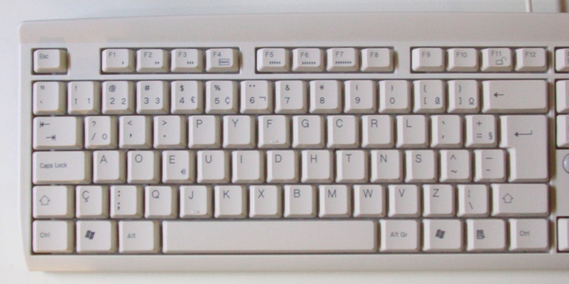 Um teclado reformado